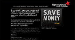 Desktop Screenshot of midwestusedfitnessequipment.com